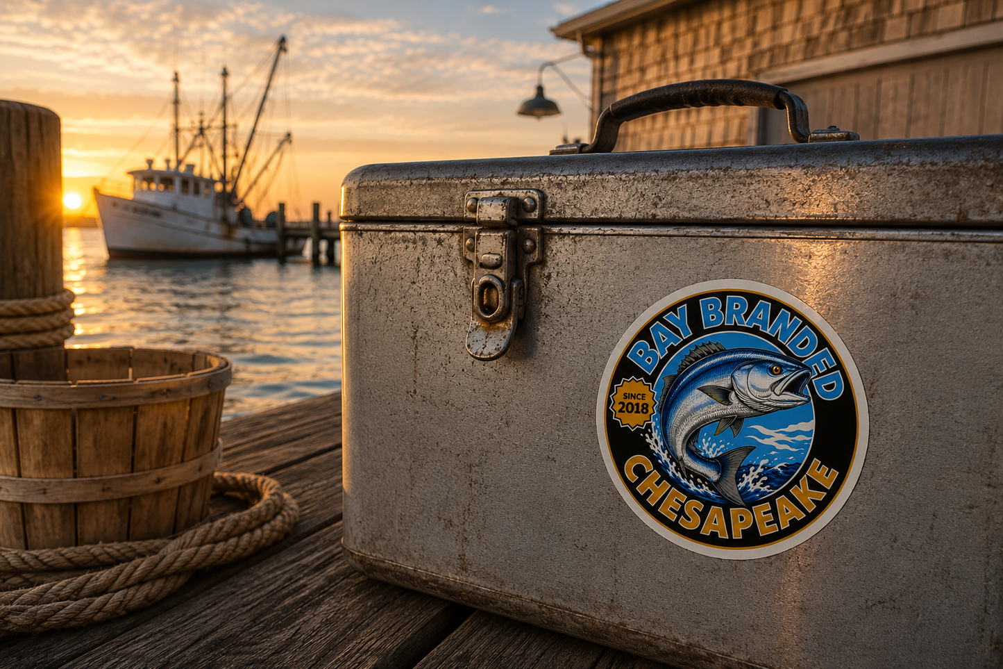 Chesapeake Jumping Bluefish Magnet