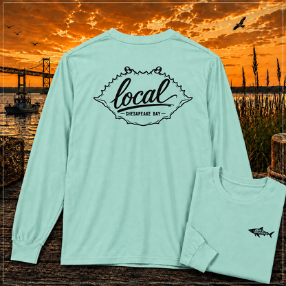 Local Chesapeake Blue Crab Long T-Shirt