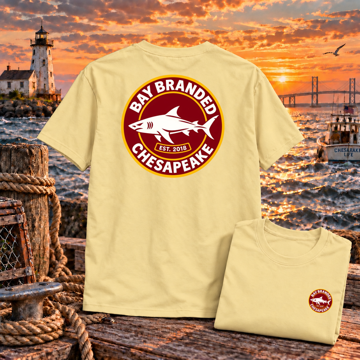 Megalodon Logo Badge T-Shirt