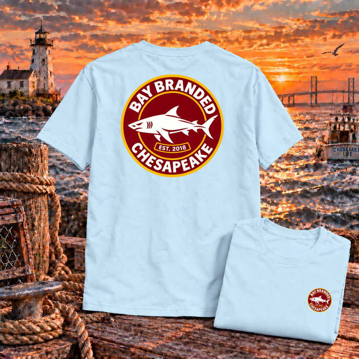 Megalodon Logo Badge T-Shirt