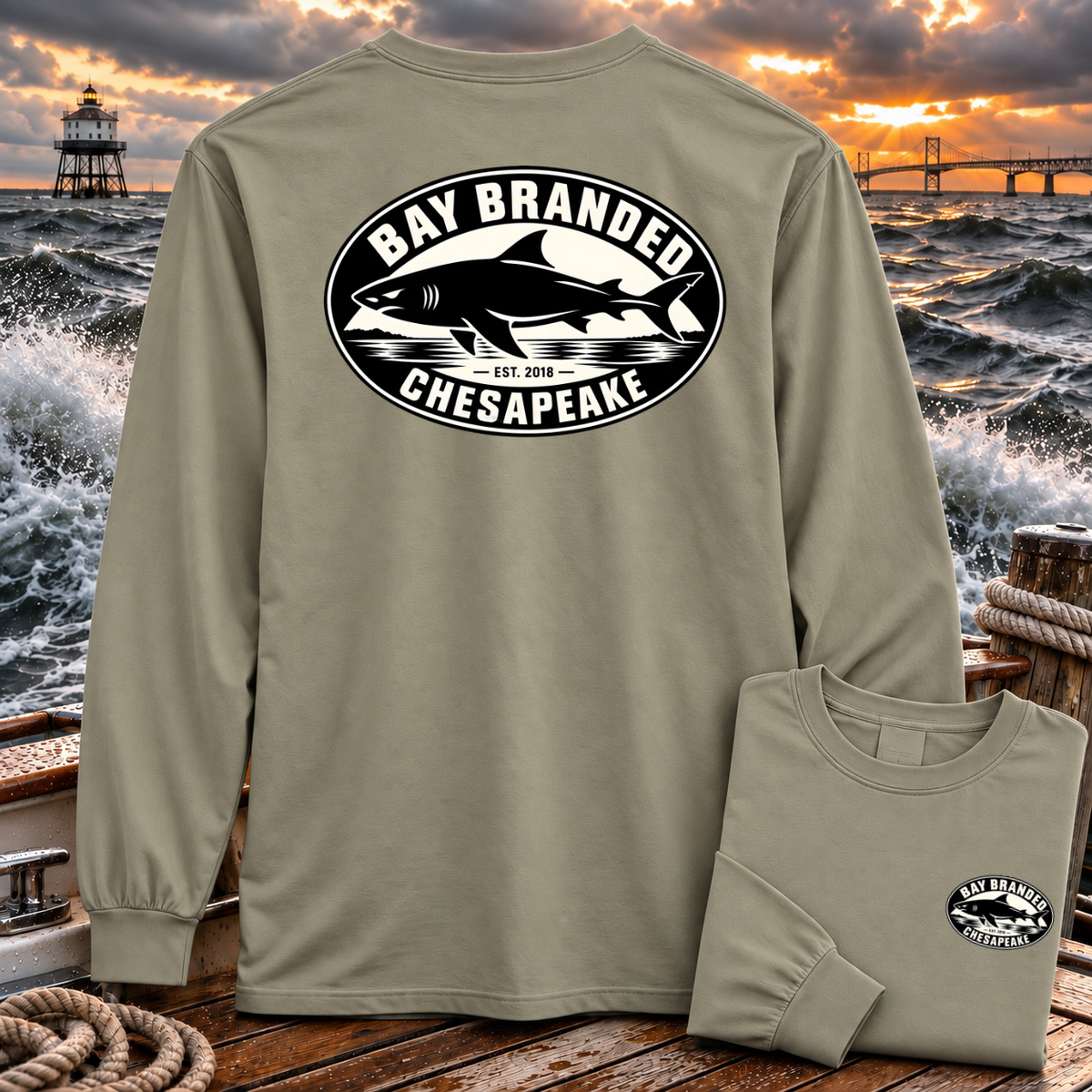 Black Label Megalodon Long Shirt