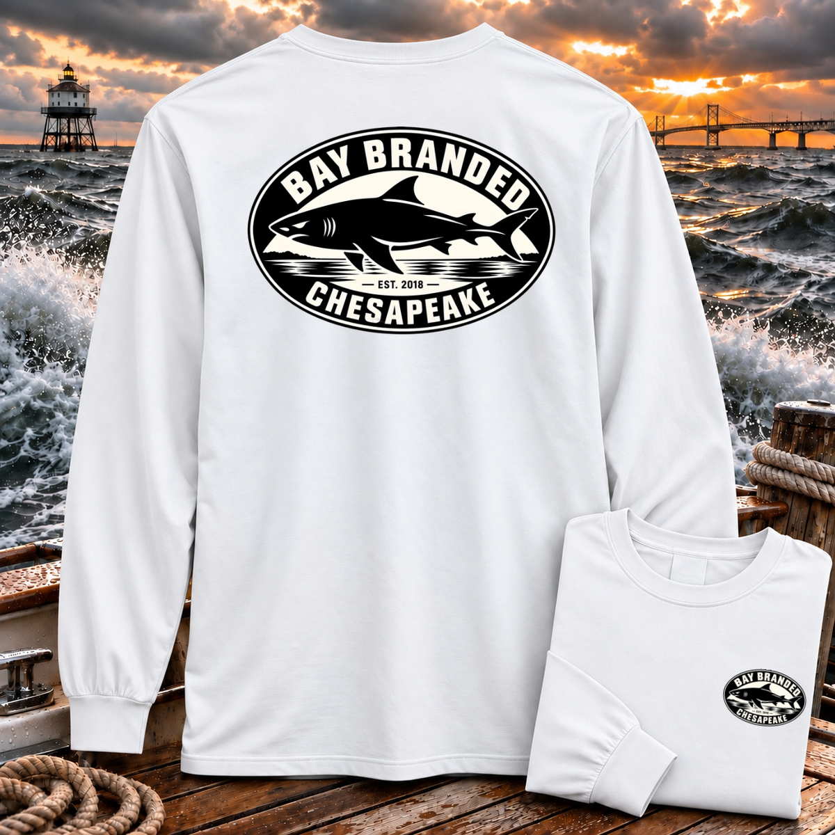 Black Label Megalodon Long Shirt