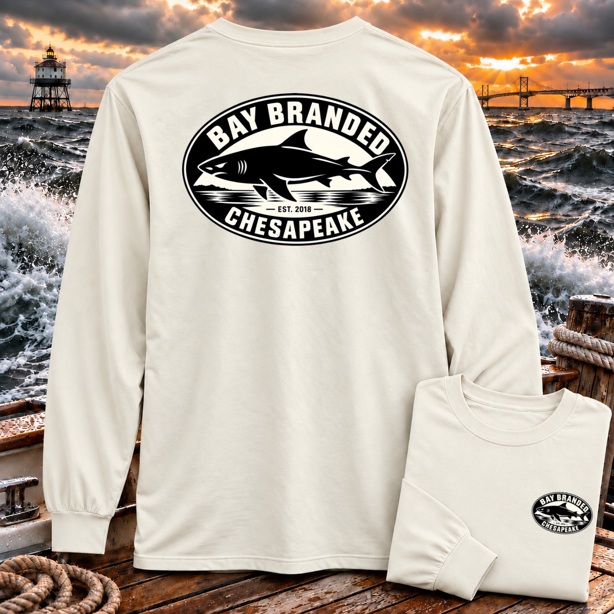 Black Label Megalodon Long Shirt