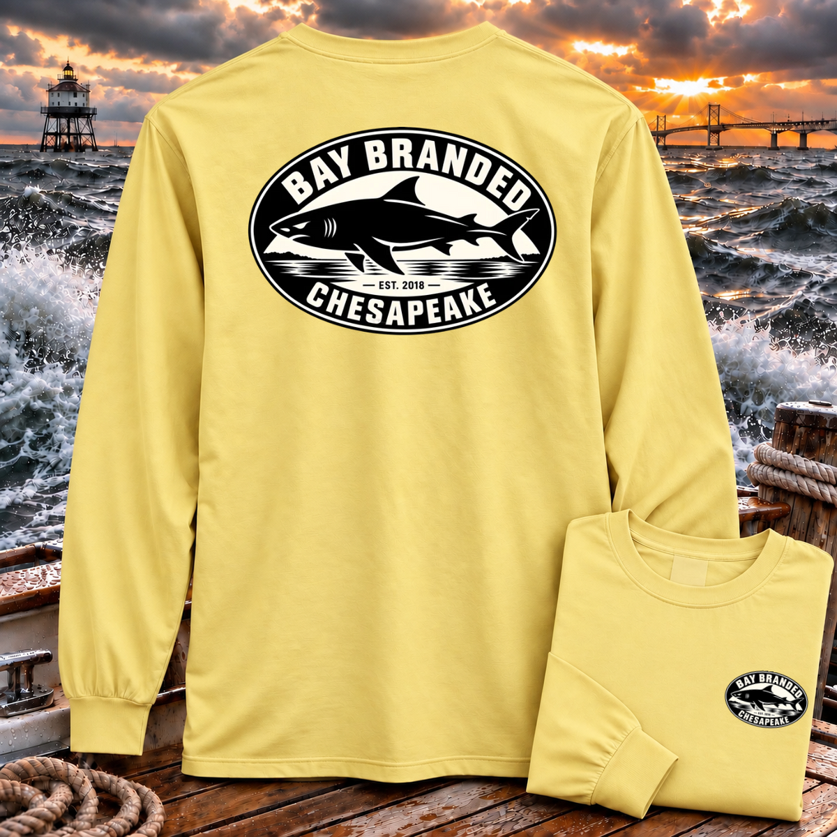 Black Label Megalodon Long Shirt