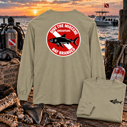 Chesapeake Dive the Miocene Long Shirt
