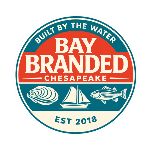 Bay Branded Built by the Water Sticker