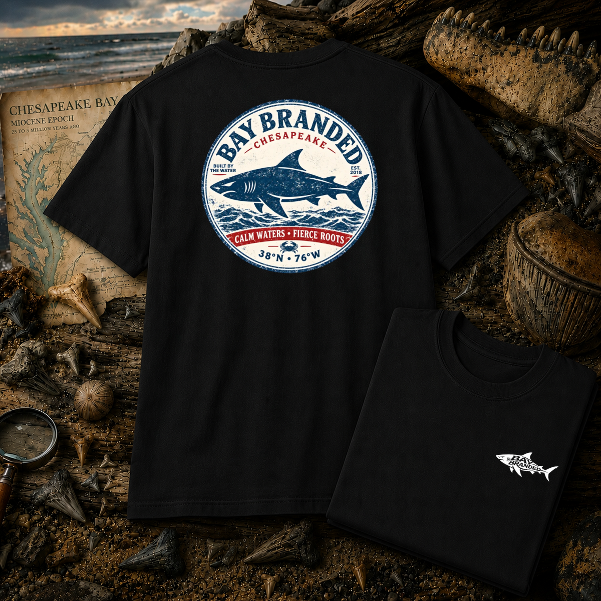 Chesapeake Fierce Roots Shark T-Shirt