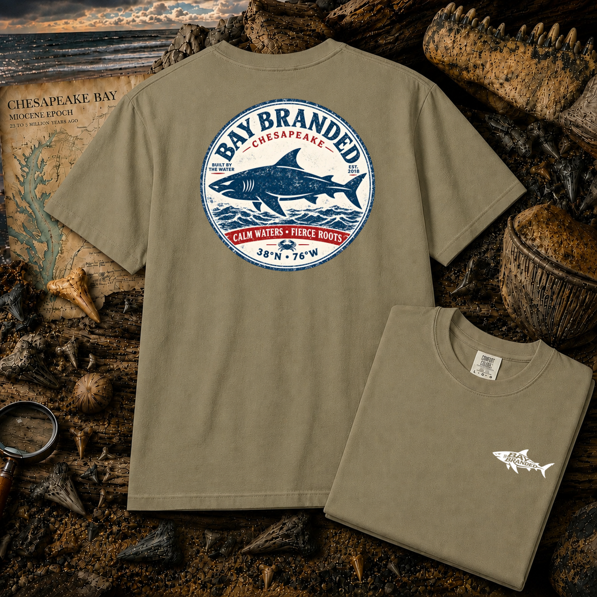 Chesapeake Fierce Roots Shark T-Shirt