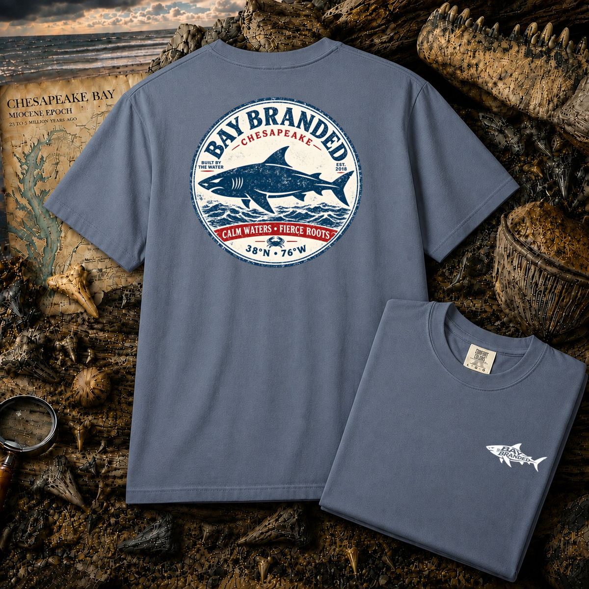 Chesapeake Fierce Roots Shark T-Shirt