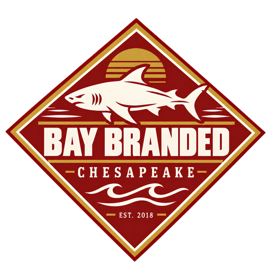 Chesapeake Heritage Shark Diamond Sticker