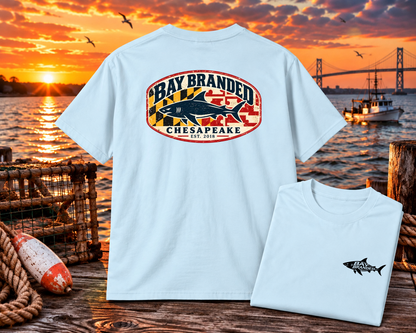 Maryland Flag Megalodon T-Shirt