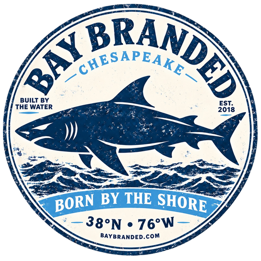Born by the Shore Sticker
