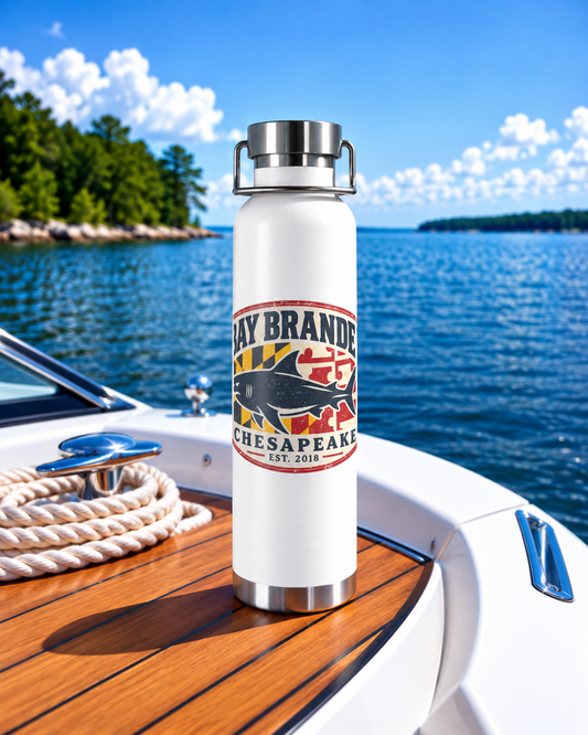 Maryland Flag Megalodon - Insulated Water Bottle