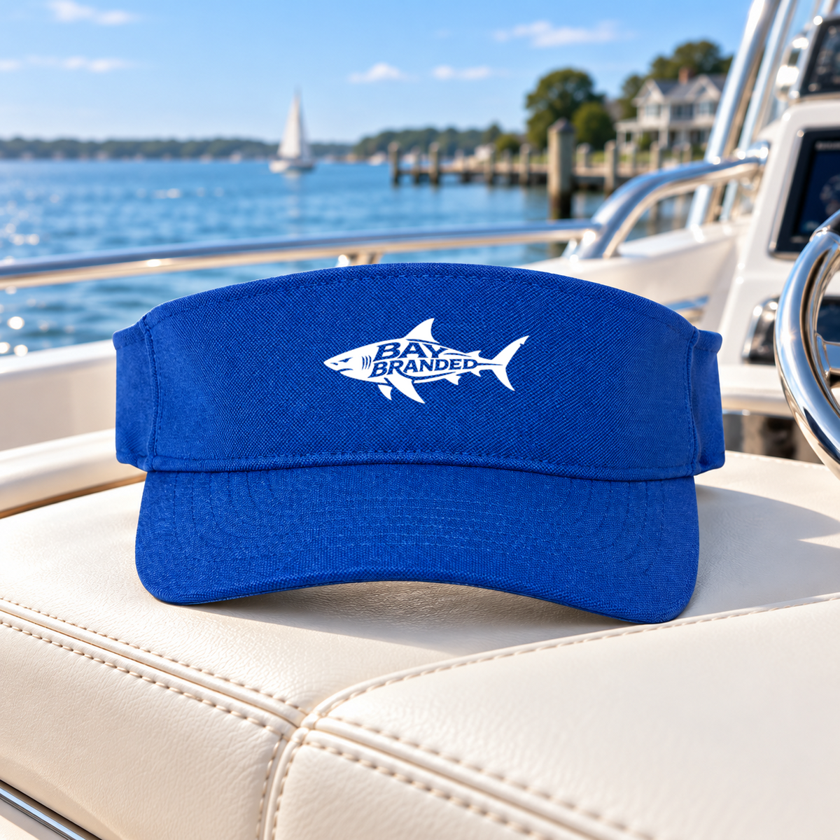 Megalodon Shark Logo Visor