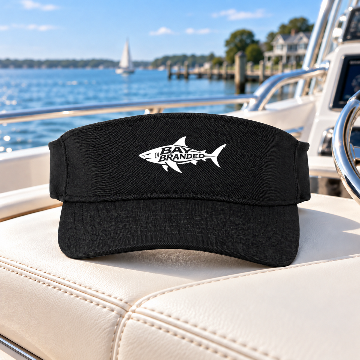 Megalodon Shark Logo Visor